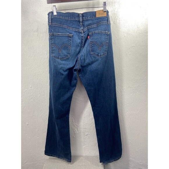 LEVI'S 529 CURVY BOOTCUT WOMENS 10 MED INSEAM 31 MID RISE BLUE JEANS - Picture 3 of 3